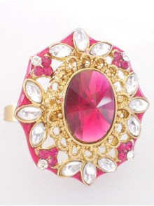 Kundan Finger Ring